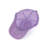 JOYMAY Brand 2017 New Arrival Snapback Women Lace With Rhinestone Hotdrilling Baseball Cap  For Summer Casquette Sun Hat B434