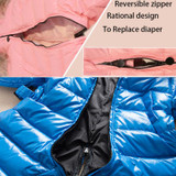 JOYHOPY 2017baby rompers baby down newborn baby winter thicken Waterproof Snowsuit jumpsuits Baby Outerwear for girls boys 0-3Y