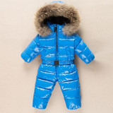 JOYHOPY 2017baby rompers baby down newborn baby winter thicken Waterproof Snowsuit jumpsuits Baby Outerwear for girls boys 0-3Y