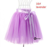 JOYDU Best Quality 7 Layers Dance Tulle Skirt American Apparel Tutu Skirts Womens Petticoat Elastic Belt 2017 faldas saia jupe