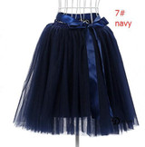 JOYDU Best Quality 7 Layers Dance Tulle Skirt American Apparel Tutu Skirts Womens Petticoat Elastic Belt 2017 faldas saia jupe