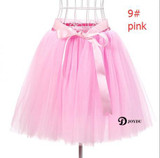 JOYDU Best Quality 7 Layers Dance Tulle Skirt American Apparel Tutu Skirts Womens Petticoat Elastic Belt 2017 faldas saia jupe