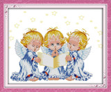 Joy sunday Lovely angel cross stitch pattern kits handcraft make embroidery with chart
