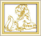 Joy sunday Lovely angel cross stitch pattern kits handcraft make embroidery with chart