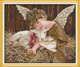 Joy sunday Lovely angel cross stitch pattern kits handcraft make embroidery with chart