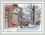 Joy Sunday Christmas series Canvas DMC Counted Chinese Cross Stitch Kits printed Cross-stitch set Embroidery Needlework