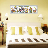 Joy Sunday Cartoon Style Craft Village Free Counted Cross Stitch Christmas Design Handwork Embroidery kits for Gifts