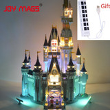JOY MAGS Led Light Kit (Only Light Set) For Cinderella Princess Castle City Block Compatible with Lego 71040 16008