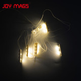 JOY MAGS Colorful LED Building Block Accessory Toy 1pcs 6 Serial Light USB Power Compatible with Lego Creator Decoration