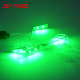 JOY MAGS Colorful LED Building Block Accessory Toy 1pcs 6 Serial Light USB Power Compatible with Lego Creator Decoration