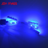 JOY MAGS Colorful LED Building Block Accessory Toy 1pcs 6 Serial Light USB Power Compatible with Lego Creator Decoration