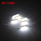JOY MAGS Colorful LED Building Block Accessory Toy 1pcs 6 Serial Light USB Power Compatible with Lego Creator Decoration