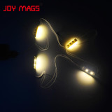 JOY MAGS Colorful LED Building Block Accessory Toy 1pcs 6 Serial Light USB Power Compatible with Lego Creator Decoration