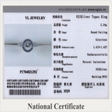JOWISDOM Hot Sale Rings with Dancing Natural Topaz Stone Rings for Women Topaz Jewelry 925 Sterling Silver Wholesale Price