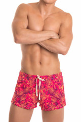 Jor Printed Resort Swim Trunk