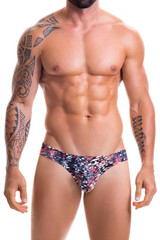Jor Printed Gray Sunny Swim Bikini Brief