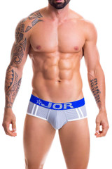 Jor Gray/Blue Electro Brief