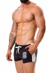 Jor Black Mini Warrior Athletic Short