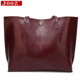 JOOZ Luxury Soft Leather Women Shoulder Bag Fashion Brand Tassel Women's Leather Handbags High Quality Designer big Women Bag