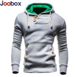 JOOBOX Casual Hoodies Men Sudaderas Hombre Hip Hop Mens Brand sweatshirt Plus Size S-3XL Slim Fit Men Hoody Moletom Masculino
