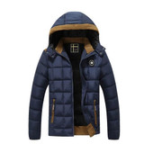 JOOBOX Brand 2017 New Mens Winter Jackets and Coats Thicken Warm jacket Hooded Cotton-Padded Male Fashion Clothing Hommer Parkas