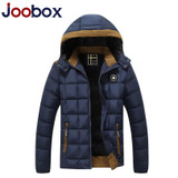 JOOBOX Brand 2017 New Mens Winter Jackets and Coats Thicken Warm jacket Hooded Cotton-Padded Male Fashion Clothing Hommer Parkas