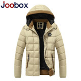 JOOBOX Brand 2017 New Mens Winter Jackets and Coats Thicken Warm jacket Hooded Cotton-Padded Male Fashion Clothing Hommer Parkas