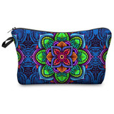Jom Tokoy 2017 New Fashion 3D Printing Women Flowers Fashion Brand Travel Makeup Case Cosmetic Bags