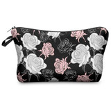 Jom Tokoy 2017 New Fashion 3D Printing Women Flowers Fashion Brand Travel Makeup Case Cosmetic Bags