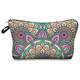 Jom Tokoy 2017 New Fashion 3D Printing Women Flowers Fashion Brand Travel Makeup Case Cosmetic Bags