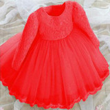 New Baby Girls Dress Fashion Dress For Girl Princess Party Dress For Baby Girl Full Sleeve Kids Clothes Cosplay Costume Dress
