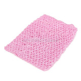 new Baby Girls Crochet Tube Elastic Waistband Headband Tutu Skirt Costume 9" #T026#