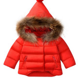New Baby Girls Boys Jackets Autumn Winter Jacket Kids Warm Hooded Children Outerwear Coat Boys Girls Clothes 1-6yrs wear