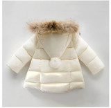 New Baby Girls Boys Jackets Autumn Winter Jacket Kids Warm Hooded Children Outerwear Coat Boys Girls Clothes 1-6yrs wear