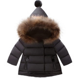 New Baby Girls Boys Jackets Autumn Winter Jacket Kids Warm Hooded Children Outerwear Coat Boys Girls Clothes 1-6yrs wear