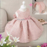 New Baby Girl Birthday Dress Ball Gown Christening Dresses 1 Year Girl Baby Birthday Dress Baby Girl Dress 6BY032