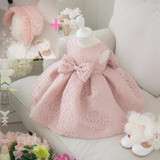 New Baby Girl Birthday Dress Ball Gown Christening Dresses 1 Year Girl Baby Birthday Dress Baby Girl Dress 6BY032