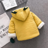 New Baby girl and boy coat Cartoon Deer Fleece Winter Autumn 6M-2 old size Clothes 7BT026