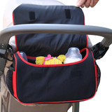 New Baby Diaper Bag Stroller Stuff Organizer Bag for Pram Cart Baby Carriage Waterproof PVC Cute Cartoon Baby Cart Hanging Bag