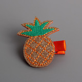 New Baby Cute Cartoon Fruit Hair Clips Girls Hair Accessories Kids Headwear Hairpins Exquisite Embroidery Children's Headdress