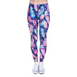 New Aztec Print Gothic Stretchy Leggings Women Adventure Time Workout Jeggings Female Fitness Leggings Casual Floral Tayt Pants