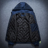 New Autumn&amp;Winter Hooded Cotton-Padded Clothes Men High quality Free Shipping Mens Parkas Coat Fashion jackets Plus Size 7XL