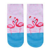 New 3D Print Casual Polyester Socks Flamingo Women Durable Socks Cute Low Cut Ankle Sock Cartoons Casual Type Teenager Socks