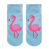 New 3D Print Casual Polyester Socks Flamingo Women Durable Socks Cute Low Cut Ankle Sock Cartoons Casual Type Teenager Socks
