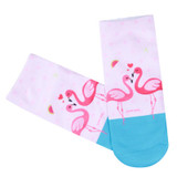 New 3D Print Casual Polyester Socks Flamingo Women Durable Socks Cute Low Cut Ankle Sock Cartoons Casual Type Teenager Socks