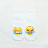New 3D Emoji Socks Women Fashion Single Side Printing Men women Cotton Socks Unisex Socks Pattern Funny Low Ankle Socks