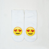 New 3D Emoji Socks Women Fashion Single Side Printing Men women Cotton Socks Unisex Socks Pattern Funny Low Ankle Socks