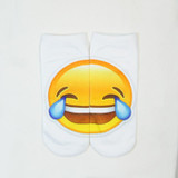 New 3D Emoji Socks Women Fashion Single Side Printing Men women Cotton Socks Unisex Socks Pattern Funny Low Ankle Socks