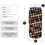 New 3D Emoji Socks Women Fashion Single Side Printing Men Cotton Socks Unisex Socks Pattern Meias Feminina Funny Low Ankle Socks