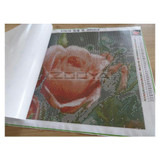 NEW 3D Diamond Painting Cross Stitch Orange Rose Rhinestone Crystal Needlework Diamond Embroidery Full Diamond Decorative BJ515